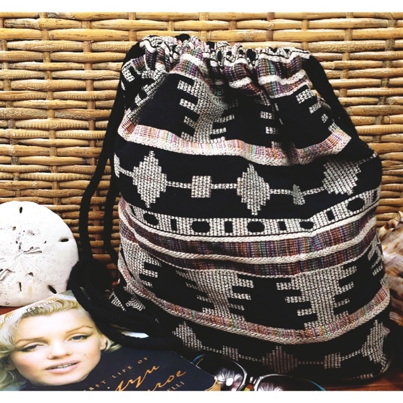 Handbags - New Boho Gypsy Drawstring BackPack Festival Bag